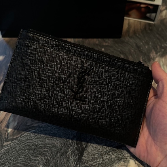 Saint Laurent Monogram Clutch - Picture 1 of 2